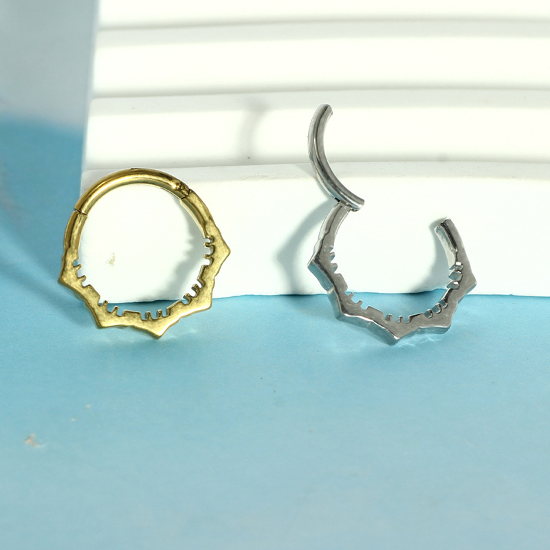 Nose Hoop Earrings Metal Nose  - Body Jewelry Cartilage Earrings のレビューと価格