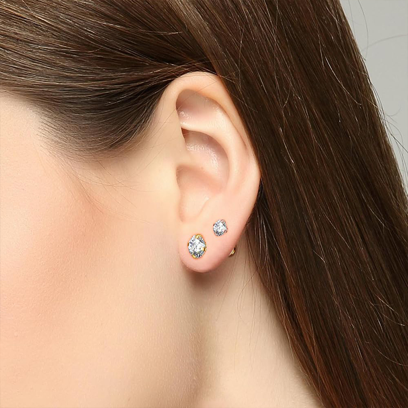 16G Titanium Internally Thread - Body Jewelry Cartilage Earrings のレビューと価格
