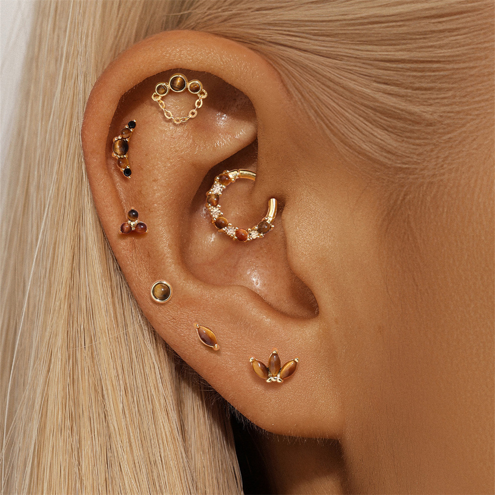 Glowshe 100% 925 Sterling Silv - Body Jewelry Cartilage Earrings のレビューと価格