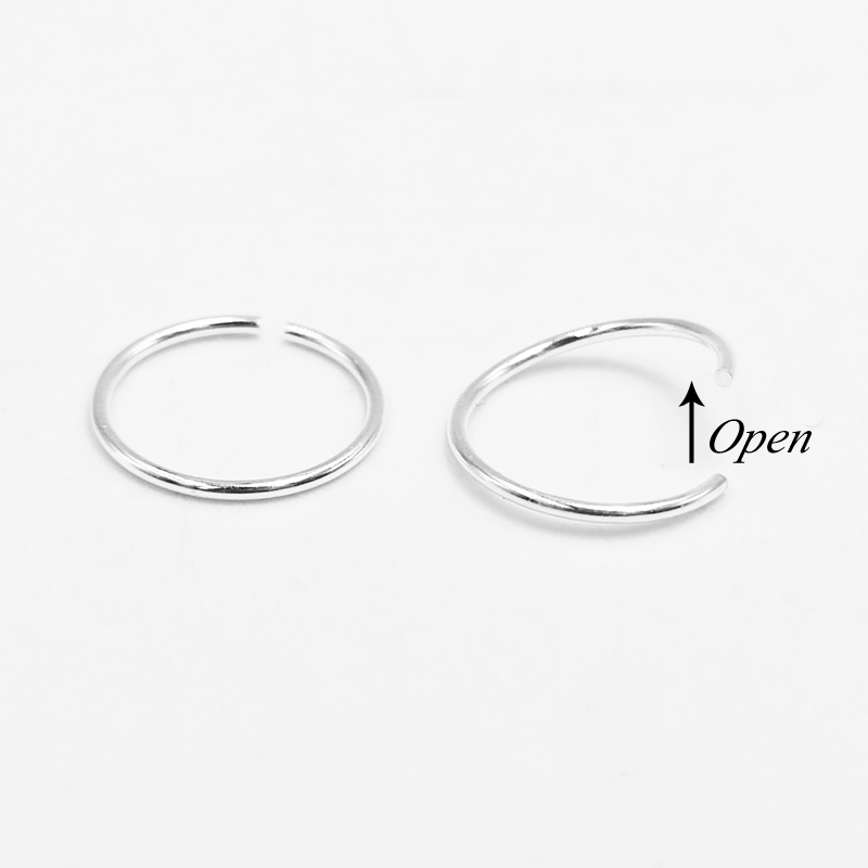 925 sterling silver Nose Ring  - Body Jewelry Cartilage Earrings のレビューと価格