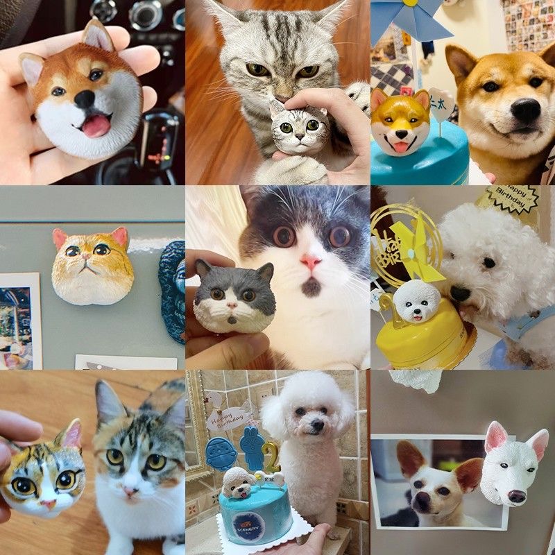 Custom 3D Pet Photo Jewelry Cu - Body Jewelry Ideas のレビューと価格