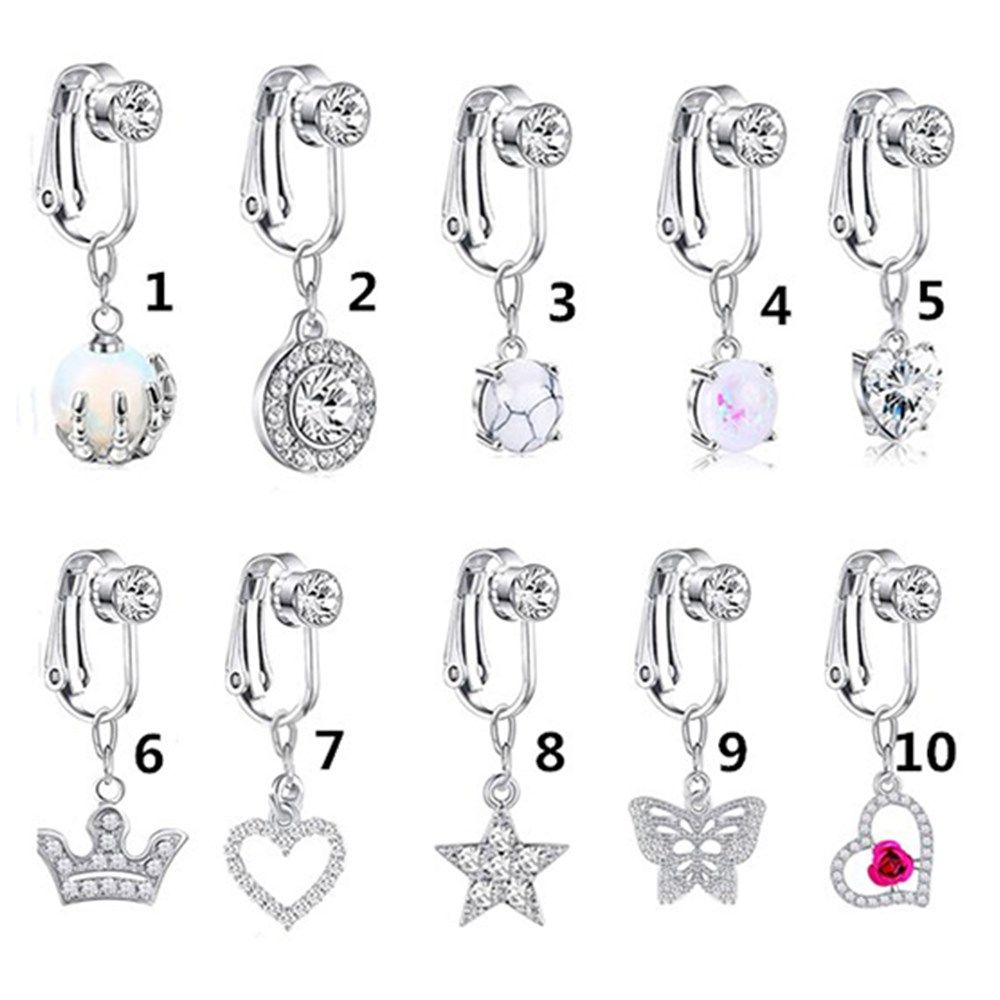 Accessories Clip On Earrings C - Body Jewelry Cartilage Earrings のレビューと価格