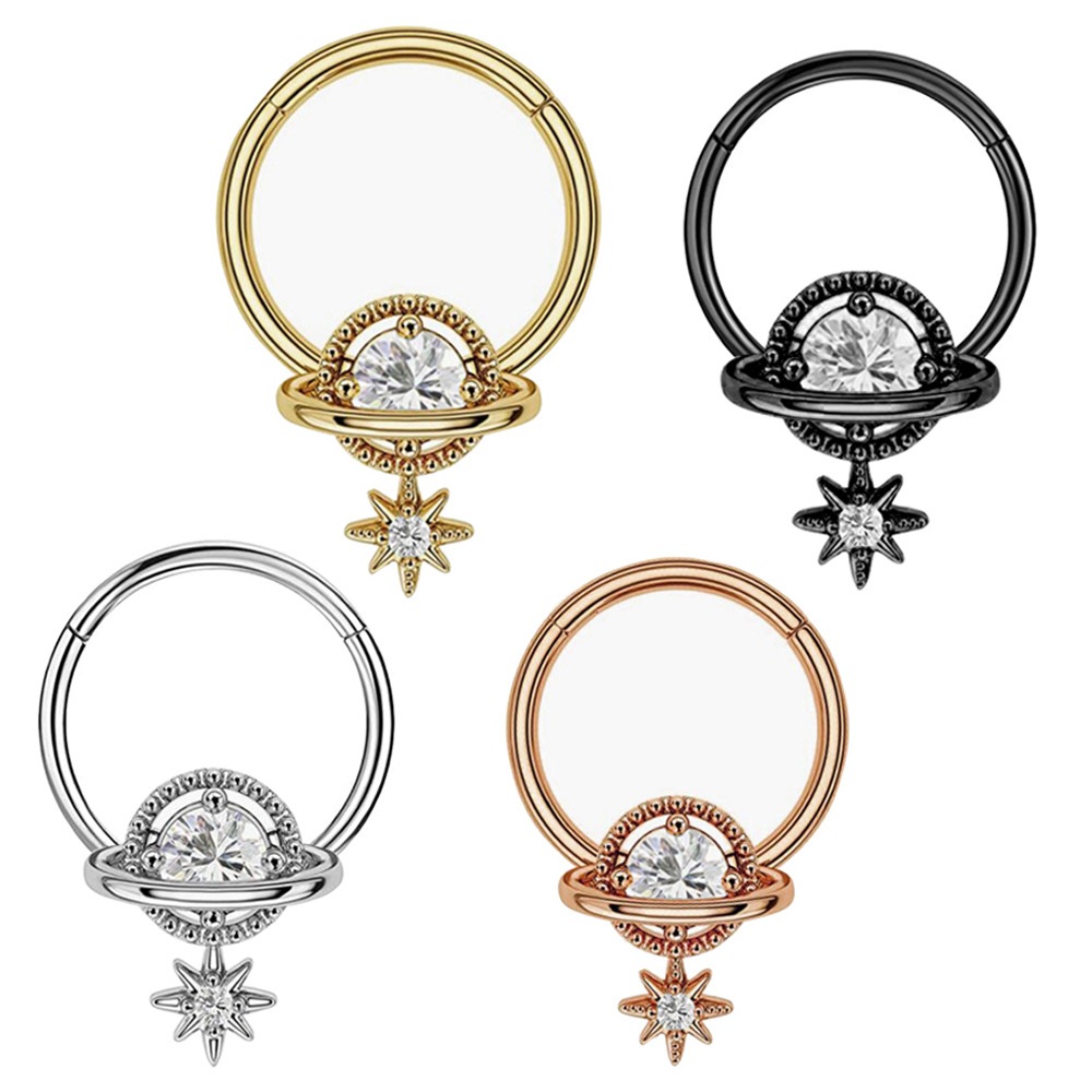 Septum Rings Planet Jewelry Su - Body Jewelry Cartilage Earrings のレビューと価格