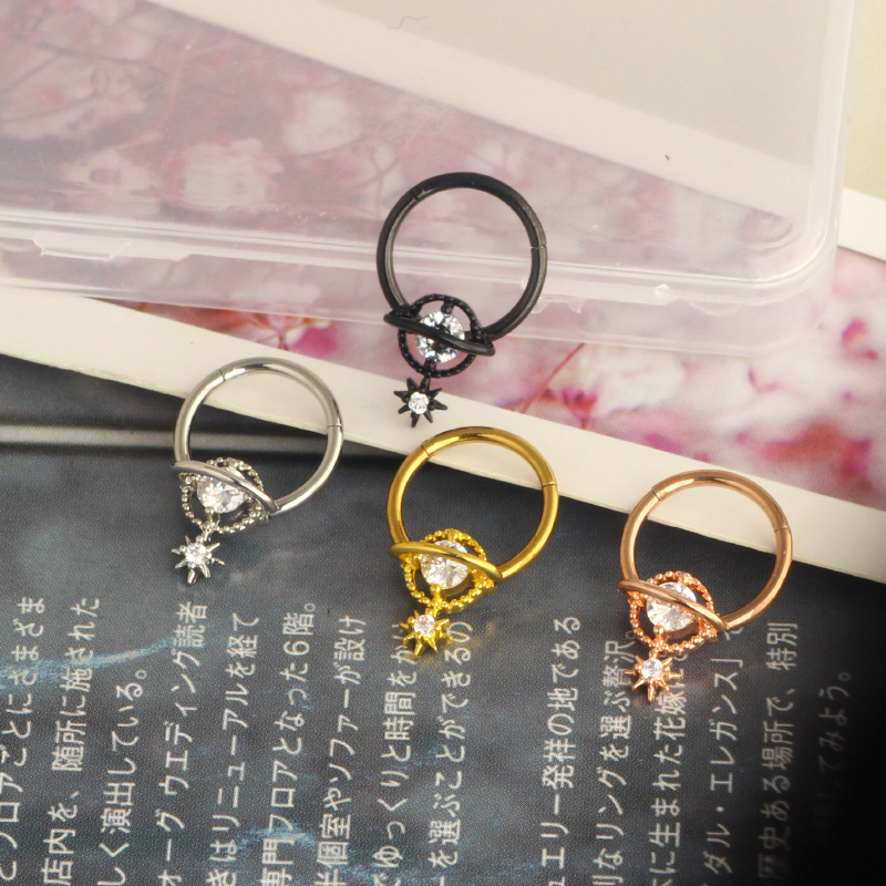 Septum Rings Planet Jewelry Su - Body Jewelry Cartilage Earrings のレビューと価格