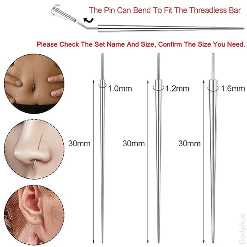 10 Pcs ASTM F136 Titanium Pier - Body Jewelry Metal Types のレビューと価格