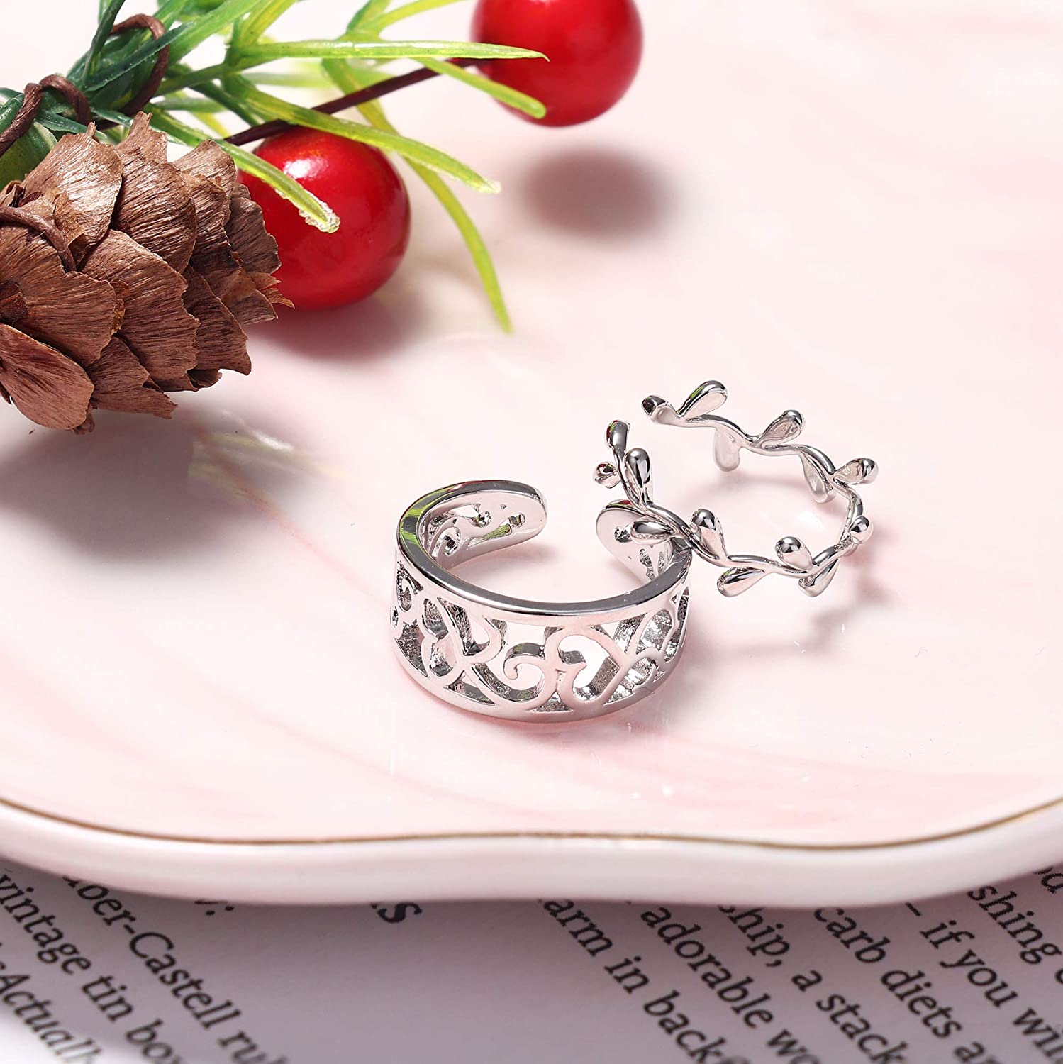 16Pcs Adjustable Toe Rings for - Body Jewelry Metal Types のレビューと価格
