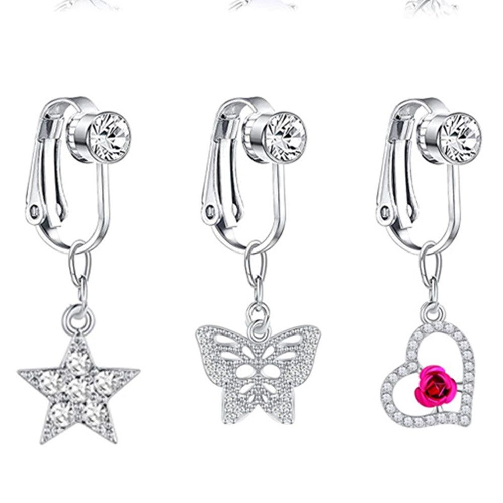 Accessories Clip On Earrings C - Body Jewelry Cartilage Earrings のレビューと価格