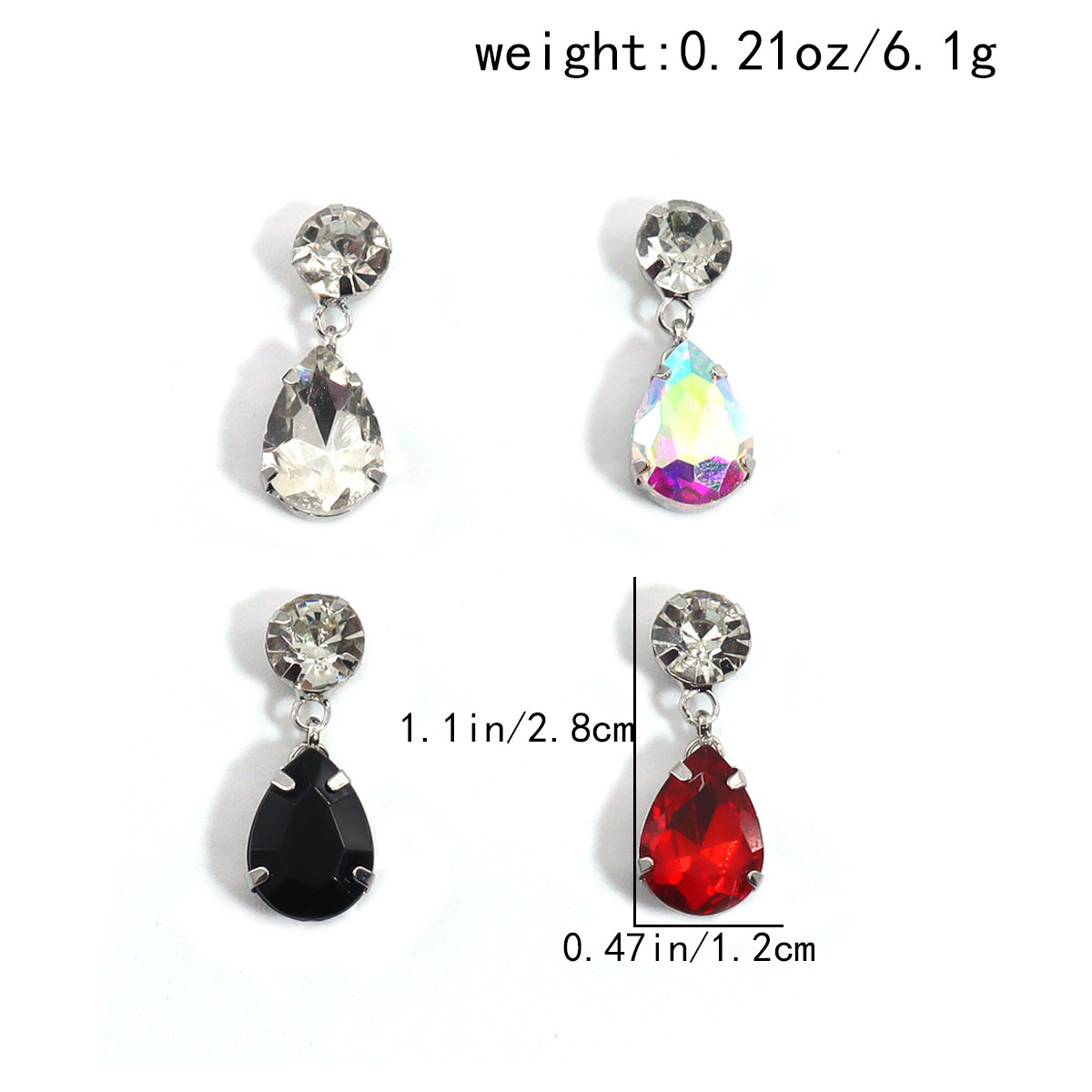 4 Pieces/Water Drop Type Belly - Body Jewelry Metal Types のレビューと価格