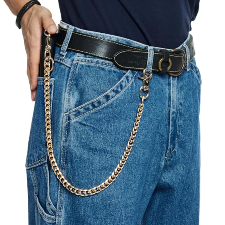 newtro Wallet Chain Men Women  - Body Jewelry Metal Types のレビューと価格