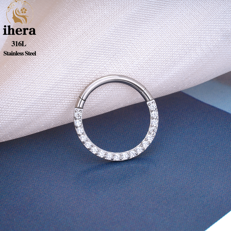 1/10PCS Stainless Steel Nose R - Body Jewelry Cartilage Earrings のレビューと価格