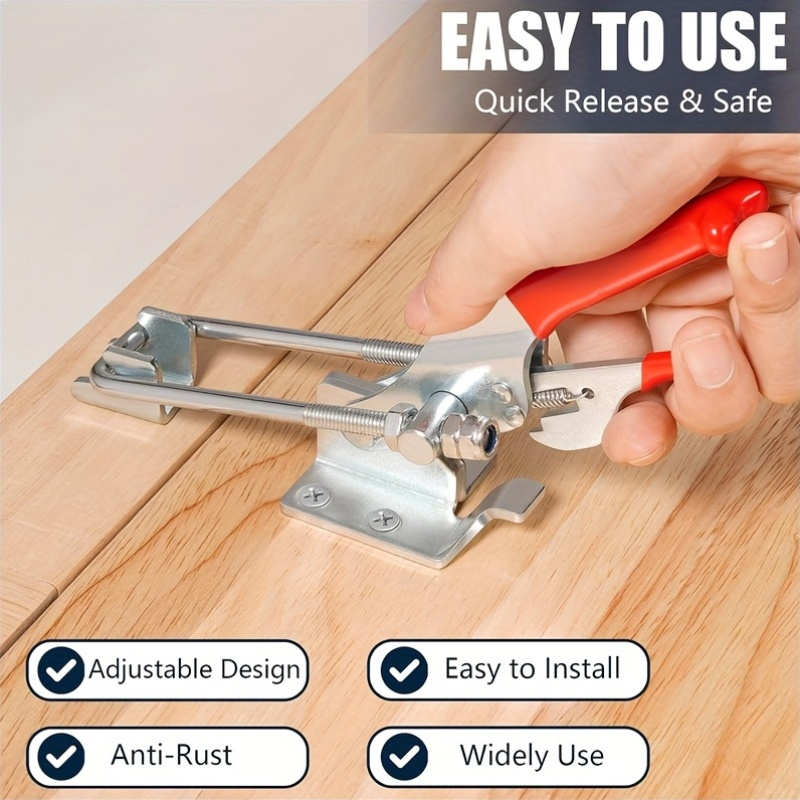 2Pcs Heavy-Duty Clamps Adjusta - Threadless Push Pin のレビューと価格